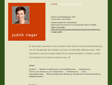 Tablet Screenshot of judith-rieger.de